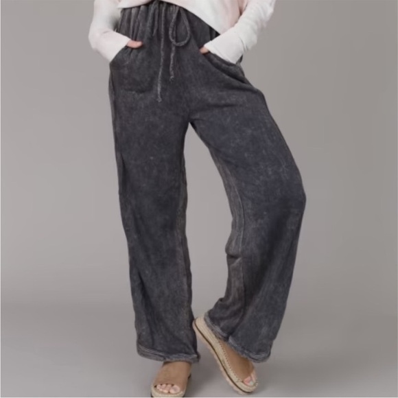 Three Bird Nest Pants - Three Bird Nest So Comfy Wide Leg Full Length Lounge Pants